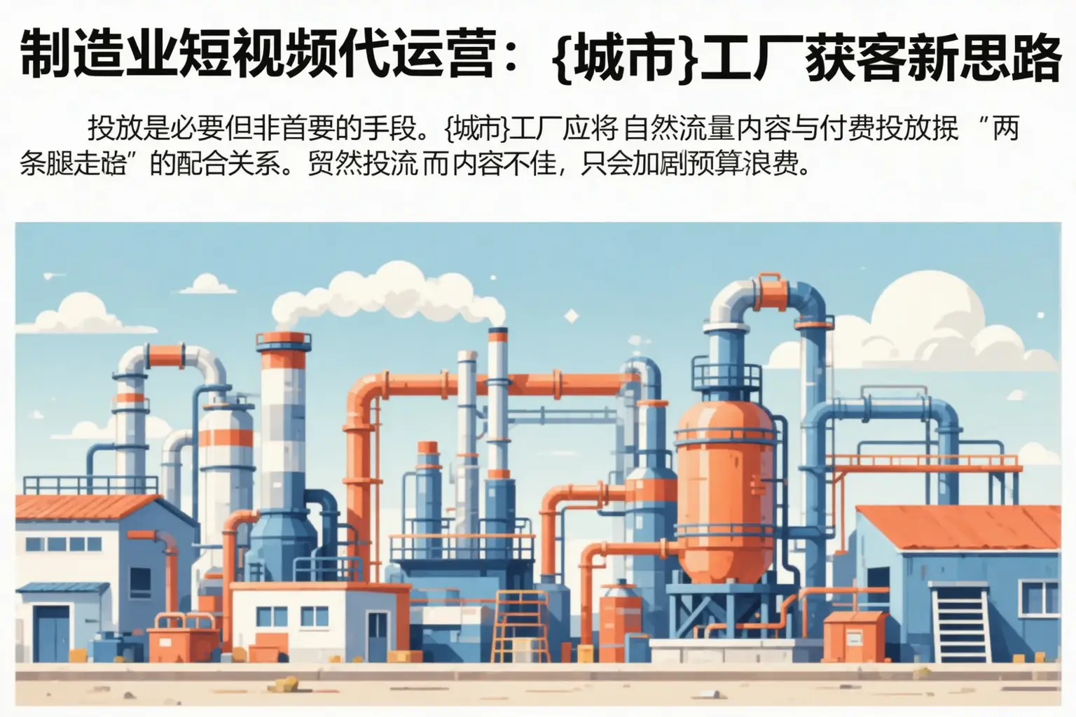 制造业短视频代运营：巴彦工厂获客新思路